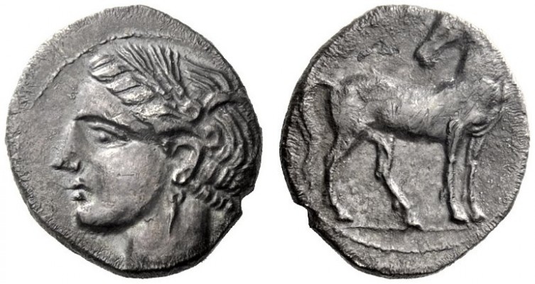 Greek Coins   Iberia, Carthago Nova   Hispano-Carthaginian issues . Drachm circa...