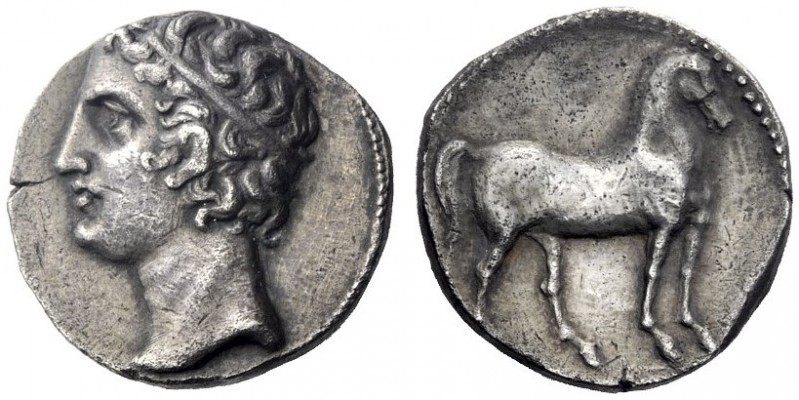 Greek Coins   Iberia, Carthago Nova   Hispano-Carthaginian issues . Shekel circa...