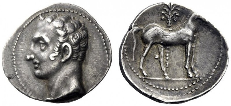 Greek Coins   Iberia, Carthago Nova   Hispano-Carthaginian issues . Shekel circa...