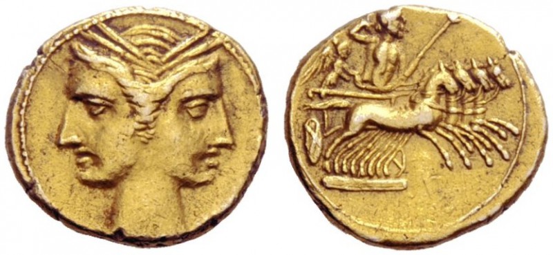 Greek Coins   Bruttium, the Carthaginians in South-West Italy  3/8 shekel circa ...