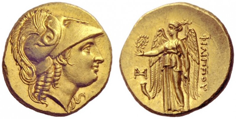 Greek Coins   Philip III Arridhaeus, 323 – 316  Stater, Abydus circa 323-316, AV...