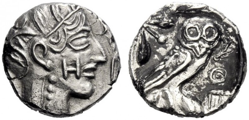 Greek Coins   Philistian issues   Gaza . Quarter shekel / drachm circa 450-400, ...