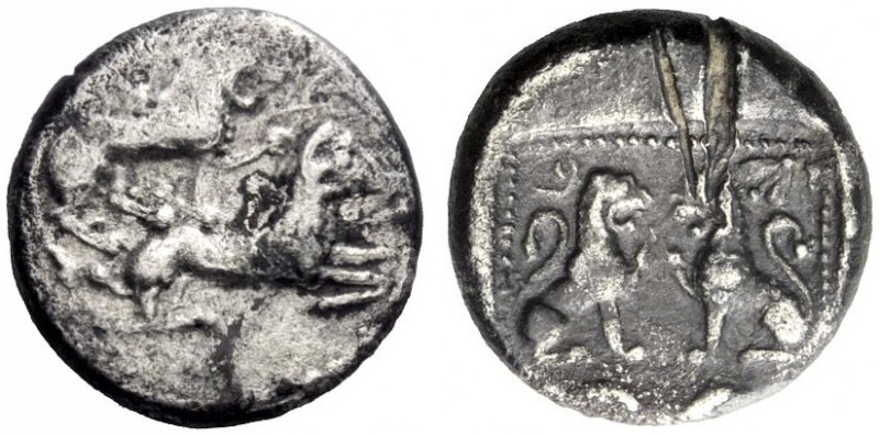 Roman Republican Coins   Philistian issues   Philistia . Quarter shekel / drachm...
