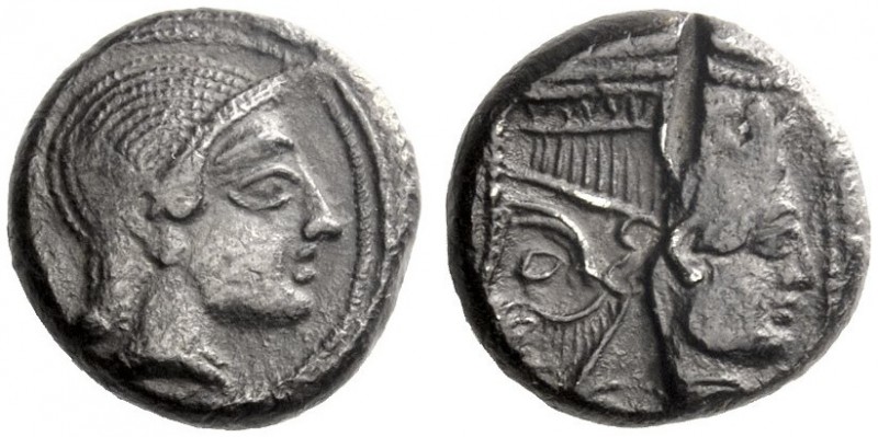 Greek Coins   Philistian issues   Philistia . Quarter shekel / drachm circa 450-...