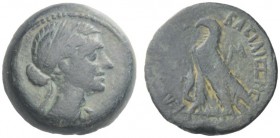 Greek Coins   Cleopatra VII, 51 – 30 BC.  40 drachmae, Alexandria circa. 50-40, Æ 8.10 g. Diademed and draped bust r. Rev. BASILISSHS – KLEOPATRAS Eag...