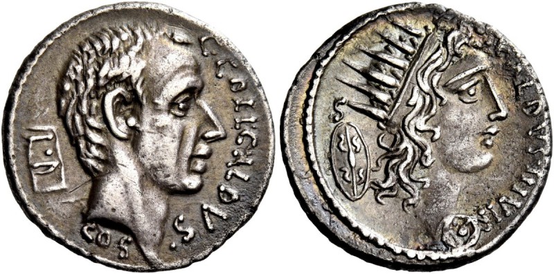 The Roman Republic 
 C. Coelius Caldus. Denarius, Roma 51, AR 3.70 g. 
 Descri...