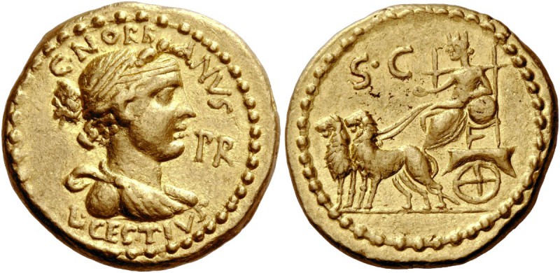 The Roman Republic 
 L. Cestius and C. Norbanus. Aureus, Roma January-April 43,...