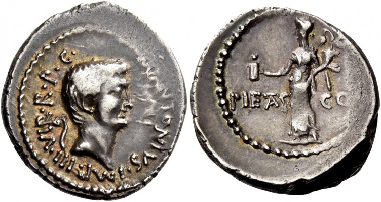The Roman Republic 
 Marcus Antonius. Denarius, mint moving with Marcus Antoniu...