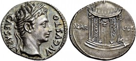 The Roman Empire 
 Octavian as Augustus, 27 BC – 14 AD. Denarius, Colonia Patricia (?) circa 18 BC,
 AR 3.81 g. 
 Description: Denarius, Colonia Pa...