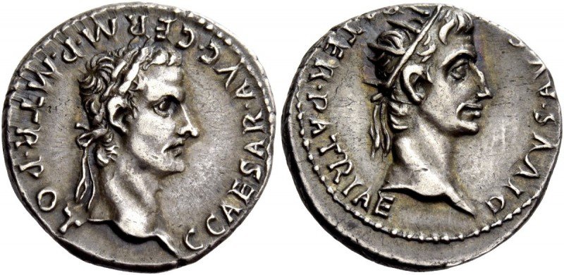The Roman Empire 
 Gaius, 37 – 41. Denarius, Roma circa 37-38, AR 3.80 g. 
 De...