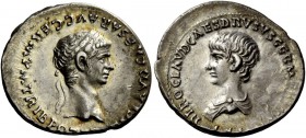 The Roman Empire 
 Claudius, 41 – 54. Denarius, Roma 50-54, AR 3.58 g. 
 Description: TI CLAVD CAESAR AVG GERM P M TRIB POT P P Laureate head of Cla...