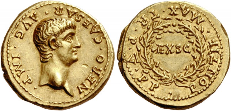 The Roman Empire 
 Nero augustus, 54 – 68. Aureus, Roma December 58-59, AV 7.60...