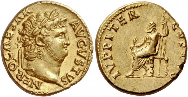 The Roman Empire 
 Nero augustus, 54 – 68. Aureus, Roma circa 64-65, AV 7.27 g....