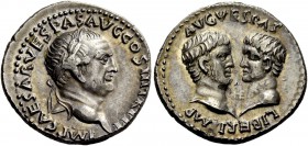 The Roman Empire 
 Vespasian, 69 – 79. Denarius, Ephesus 71, AR 3.38 g. 
 Description: IMP CAESAR VESPAS AVG COS III TR P P P Laureate head r. Rev. ...