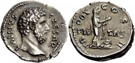The Roman Empire 
 Aelius caesar, 136 – 138. Denarius, Roma 137, AR 3.66 g. 
 Description: L AELIVS - CAESAR Bare head r. Rev. TR POT - COS II / PIE...