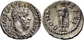 The Roman Empire 
 Pescennius Niger, 193 – 194. Denarius, Antioch 193-194, AR 3.23 g. 
 Description: IMP CAES C PESCEN NIGER IVST AVG Laureate head ...