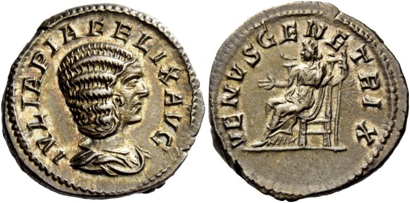 The Roman Empire 
 Julia Domna, wife of Septimius Severus. Denarius, Roma 215-2...