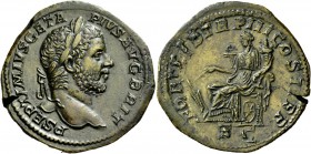The Roman Empire 
 Geta, 209 – 211. Sestertius, Roma 211, Æ 28.80 g. 
 Description: P SEPTIMIVS GETA PIVS AVG BRIT Laureate head r. Rev. FORT RED P ...