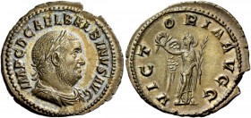 The Roman Empire 
 Balbinus, 22 April – 29 July 238. Denarius, Roma April-July 238, AR 2.63 g. 
 Description: IMP C D C AEL BALBINVS AVG Laureate, d...