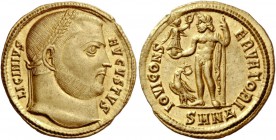 The Roman Empire 
 Licinius, 308 – 324. Aureus, Nicomedia 316, AV 5.32 g. 
 Description: LICINIVS – AVGVSTVS Laureate head r. Rev. IOVI CONS – ERVAT...
