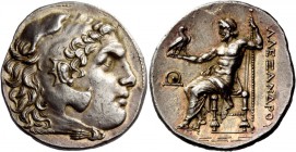 Greek Coinage 
 Kings of Macedonia, Alexander III and posthumous issues 
 Tetradrachm, Magnesia ad Meandrum Ioniae circa 282-225, AR 17.22 g. Head o...