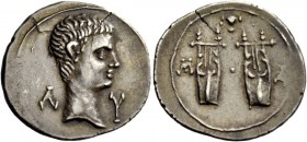 The Roman Empire 
 Octavian as Augustus, 27 BC – 14 AD 
 Drachm, Masicytus Lyciae circa 27-20 BC, AR 3.39 g. Ë – Y Bare head r. Rev. M – Ä Upright b...