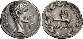 The Roman Empire 
 Octavian as Augustus, 27 BC – 14 AD 
 Cistophoric tetradrachm, Pergamum (?) circa 27-26 BC, AR 11.86 g. IMP CAESAR Bare head r.; ...