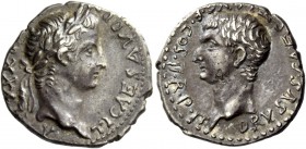 The Roman Empire 
 Tiberius augustus, 14 – 37 
 Drachm, Caesarea Cappadociae 32-34, AR 3.73 g. TI CAES AVG P M [TR P] XXX – V Laureate head of Tiber...