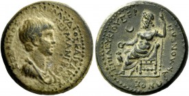 The Roman Empire 
 Nero augustus, 54 – 68 
 L. Servenius Capito . Bronze, Acmoneia Phrygiae 55, Æ 4.95 g. AUTOKRATOR NERWN KLAUDIOS KAISAR / GERMANI...