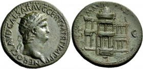 The Roman Empire 
 Nero augustus, 54 – 68 
 Dupondius circa 62, Æ 14.77 g. NERO CLAVD CAESAR AVG GER P M TR P IMP P P Radiate head r. Rev. MAC – AVG...