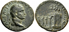 The Roman Empire 
 Galba, 68 – 69 
 As, Tarraco (?) circa September to December 68, Æ 8.78 g. SER GALBA IMP AVGVSTVS Laureate head r., globe at poin...