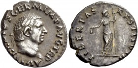 The Roman Empire 
 Vitellius, circa late April – 20 December 69 
 Denarius circa late April-December 69, AR 2.96 g. A VITELLIVS GERM IMP AVG TR P La...