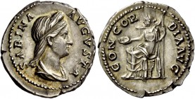 The Roman Empire 
 Sabina, wife of Hadrian 
 Sabina has two types of hairstyle represented on her coinage; below are two coins of her most prominent...