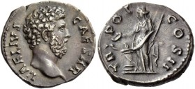 The Roman Empire 
 Aelius caesar, 136 – 138 
 Denarius 137, AR 3.08 g. AELIVS – CAESAR Bare head r. Rev. TR – POT – COS II Salus standing l., holdin...