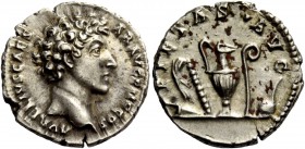 The Roman Empire 
 Marcus Aurelius caesar, 139 – 161 
 Marcus’ portrait types as caesar evolve from a young child with a round head depicted on the ...