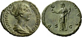 The Roman Empire 
 Faustina II, daughter of Antoninus Pius and wife of Marcus Aurelius 
 As 149-152, Æ 10.44 g. FAVSTINA ANTONINI AVG PII FIL Draped...