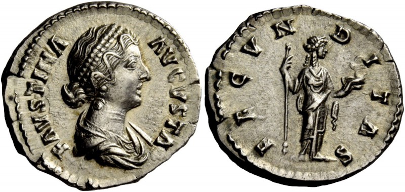 The Roman Empire 
 Faustina II, daughter of Antoninus Pius and wife of Marcus A...