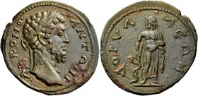 The Roman Empire 
 Commodus, 177 – 192 
 Bronze, Dorylaeum Phrygiae circa 191-192, Æ 16.73 g. A KOMO – ANTWNI Laureate head r. Rev. DORVL - AEWN Aes...