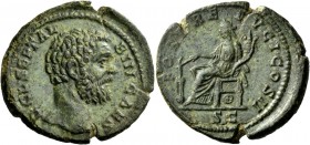 The Roman Empire 
 Clodius Albinus caesar 193 – 195 
 As 194-195, Æ 10.86 g. D CL SEPT AL – BIN CAES Bare head r. Rev. FORT – RE – DVCI COS II Fortu...