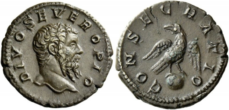 The Roman Empire 
 Septimius Severus, 193 – 211 
 Divo Severo. Denarius circa ...