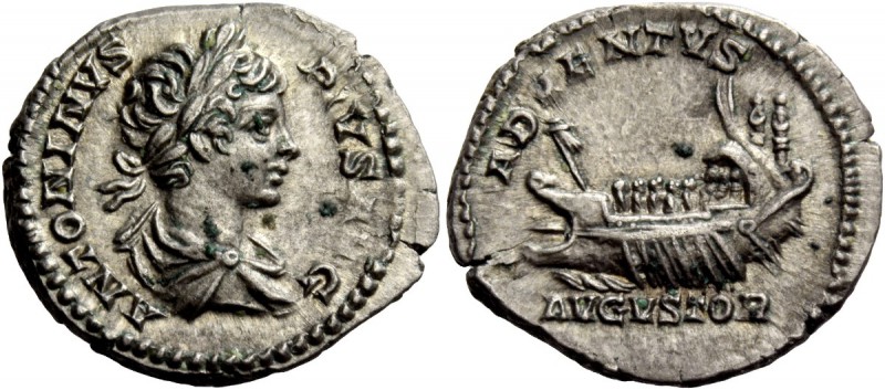 The Roman Empire 
 Caracalla, 198 – 217 
 Denarius 201-206, AR 3.37 g. ANTONIN...