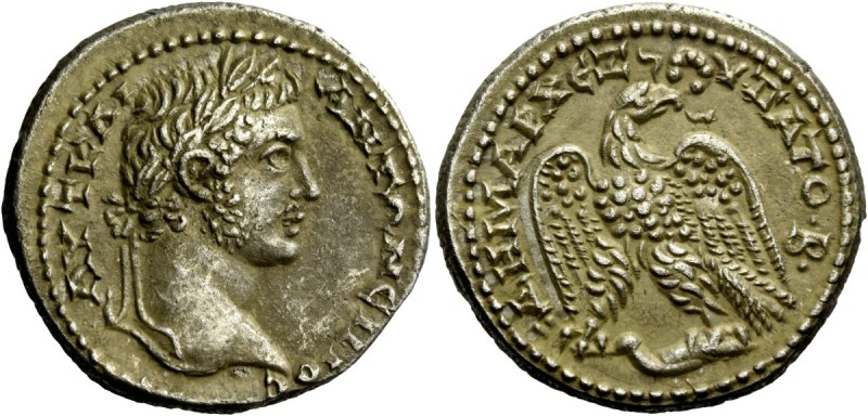 The Roman Empire 
 Caracalla, 198 – 217 
 Tetradrachm, Antiochia 205-207, AR 1...
