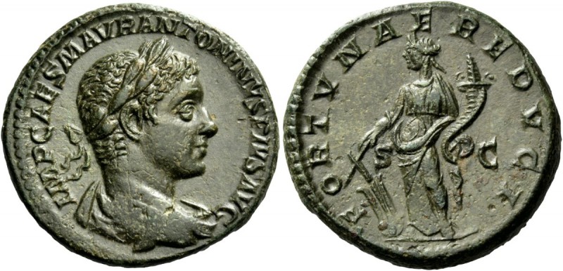 The Roman Empire 
 Elagabalus, 218 – 222 
 As 218-222, Æ 10.56 g. IMP CAES M A...