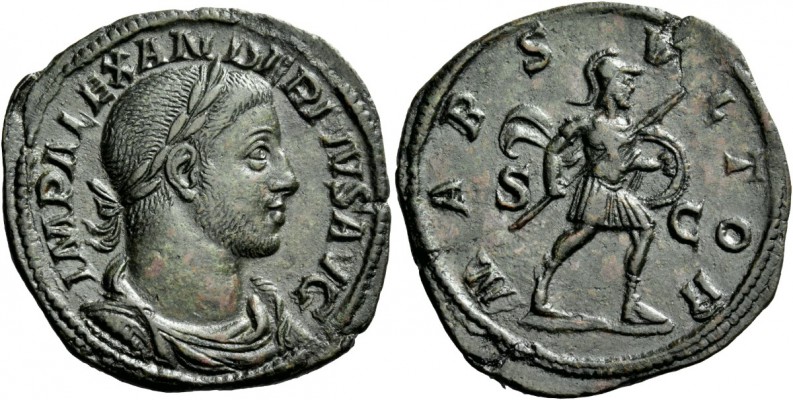 The Roman Empire 
 Severus Alexander, 222 – 235 
 Sestertius 2 32, Æ 22.32 g. ...
