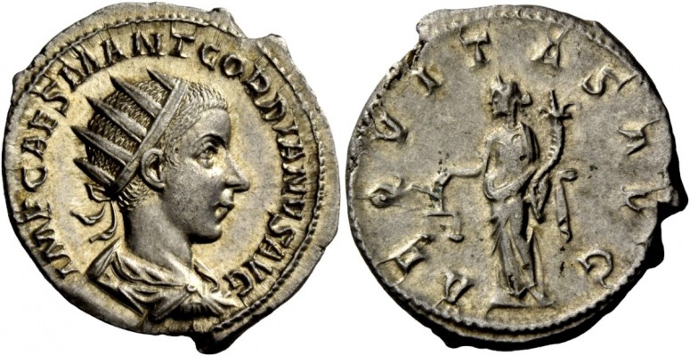 The Roman Empire 
 Gordian III augustus, 238 – 244 
 Antoninianus 240, AR 3.29...