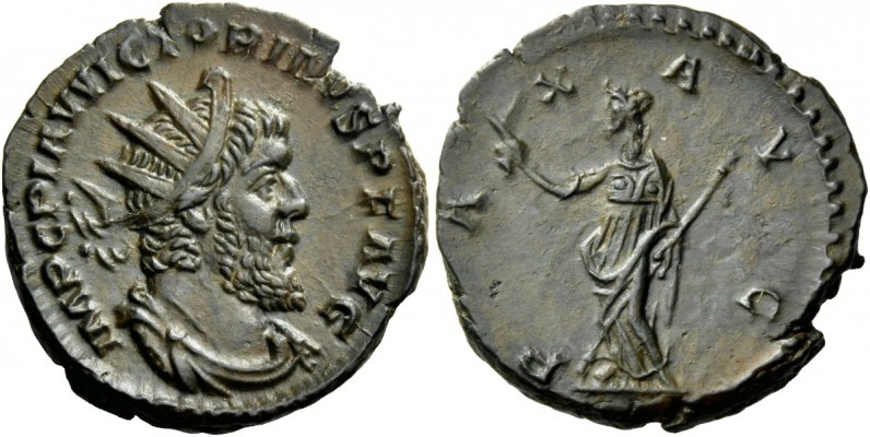 The Roman Empire 
 Victorinus, 269 – 271 
 Antoninianus, Treviri 269, AR 3.26 ...
