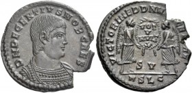 The Roman Empire 
 Decentius caesar, 351-353 
 AE2, Lugdunum beginning 351-August 352, Æ 4.45 g. D N DECENTIVS NOB CAES Cuirassed bust r. Rev. VICTO...
