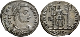 The Roman Empire 
 Vetranio, 350 
 AE2, Siscia 350, Æ 5.11 g. D N VETRA – NIO P F AVG Laureate, draped and cuirassed bust r.; behind, A. Rev. CONCOR...