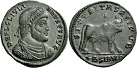 The Roman Empire 
 Julian II, 360 – 363 
 Julian II the Philosopher begins as caesar with the portrait of a young beardless man. He also uses this t...