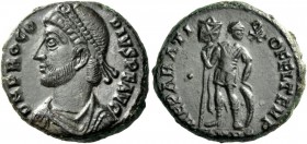 The Roman Empire 
 Procopius, 365 – 366 
 AE3, Heraclea 365-366, Æ 5.20 g. D N PROCO – PIVS P F AVG Pearl-diademed, draped and cuirassed bust r. Rev...